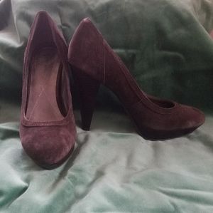 New brown suede sz 9 Calvin Klein Jeans heels